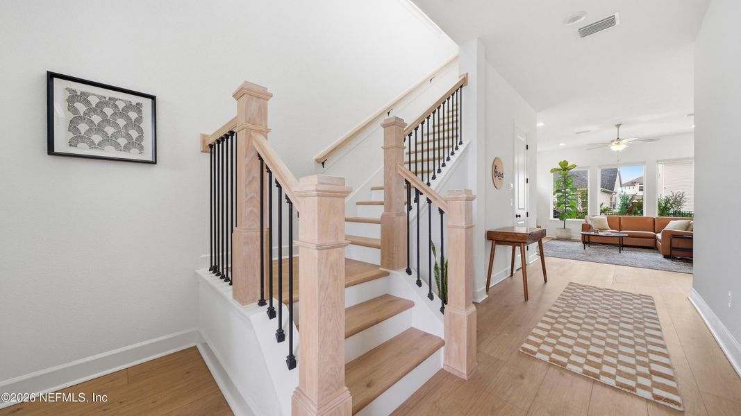 Furnished interior view inside a new home in Seven Pines 40' Front Entry, Jacksonville (Image 8).