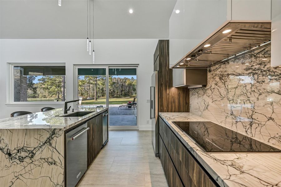 Furnished interior view inside a new home in , Manvel (Image 26).