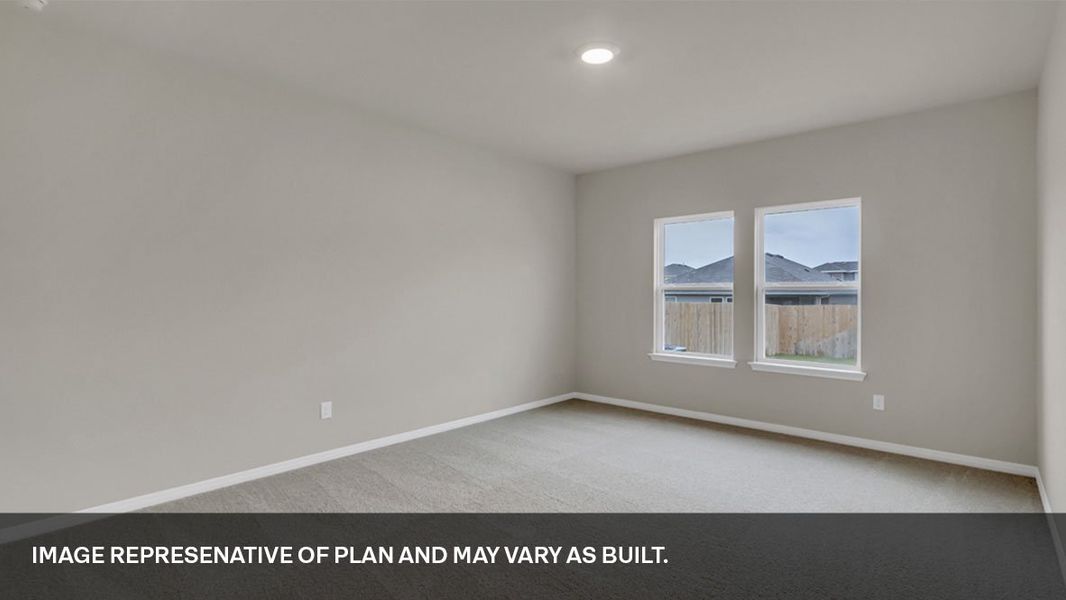 Spacious, unfurnished interior of a new home in Trails at Wildhorse, Austin (Image 20).