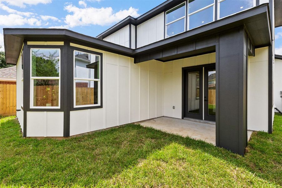 Exterior details and patio area of a home in , Spring (Image 27).