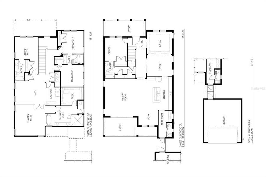 2D floor plan layout of this home in , Tampa, FL (Image 2).