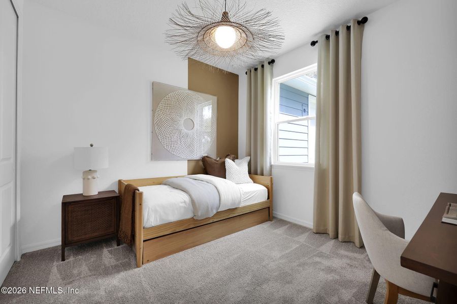 Furnished interior view inside a new home in Wingate Landing, Jacksonville (Image 16).