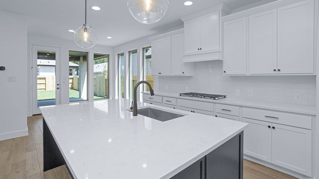 Furnished interior view inside a new home in Artavia, Conroe (Image 7).