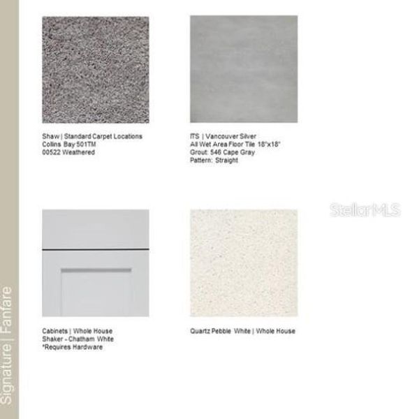 Sample of building materials used in homes in The Townhomes at Westview, Kissimmee (Image 13). Sample of building materials used in homes in The Townhomes at Westview, Kissimmee (Image 13).