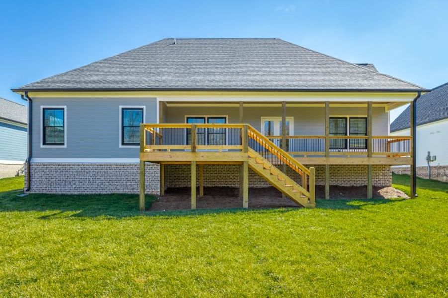 Representative exterior details of a home built from the Autumnbrook A by Riverstone Construction, LLC in Faith View, Ooltewah (Image 40).