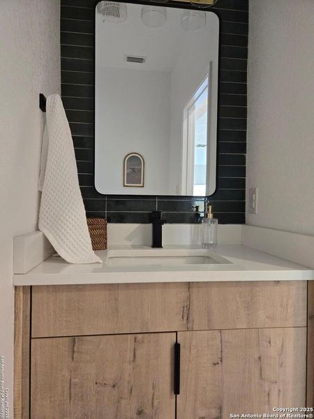 Furnished interior view inside a new home in , San Antonio (Image 37).