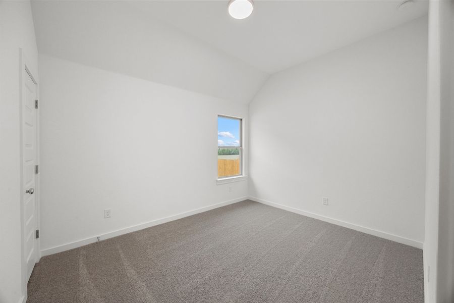 Representative unfurnished interior of a home built from the Brazos | Prairie Winds by Trophy Signature Homes in Prairie Winds, Hutto (Image 25).