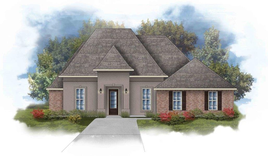 Renoir IV B - Front Elevation - DSLD Homes
