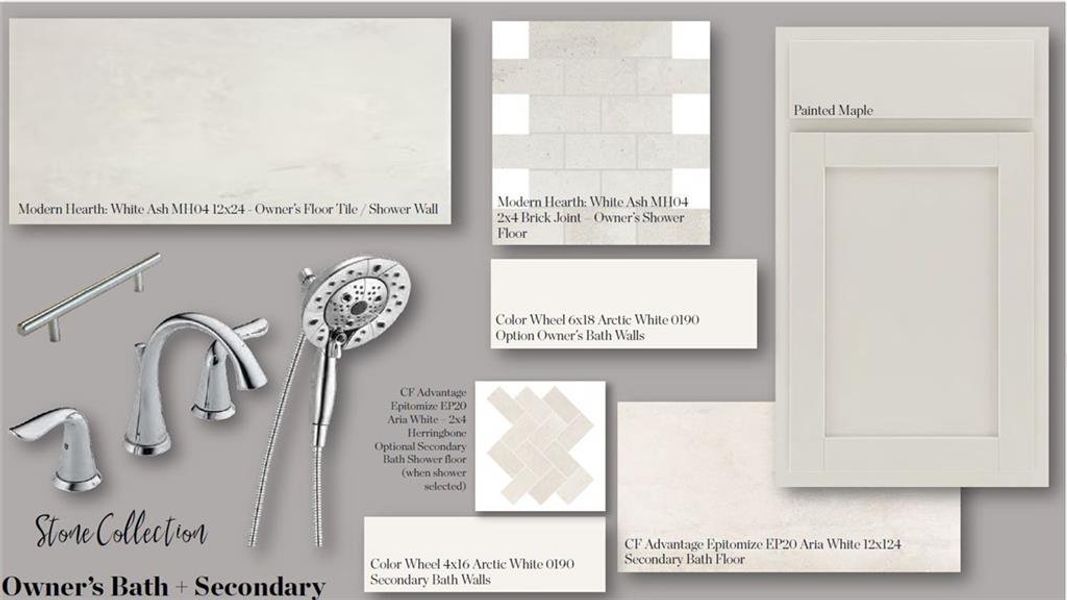 Sample of building materials used in homes in Evanshire Townhomes, Duluth (Image 39).