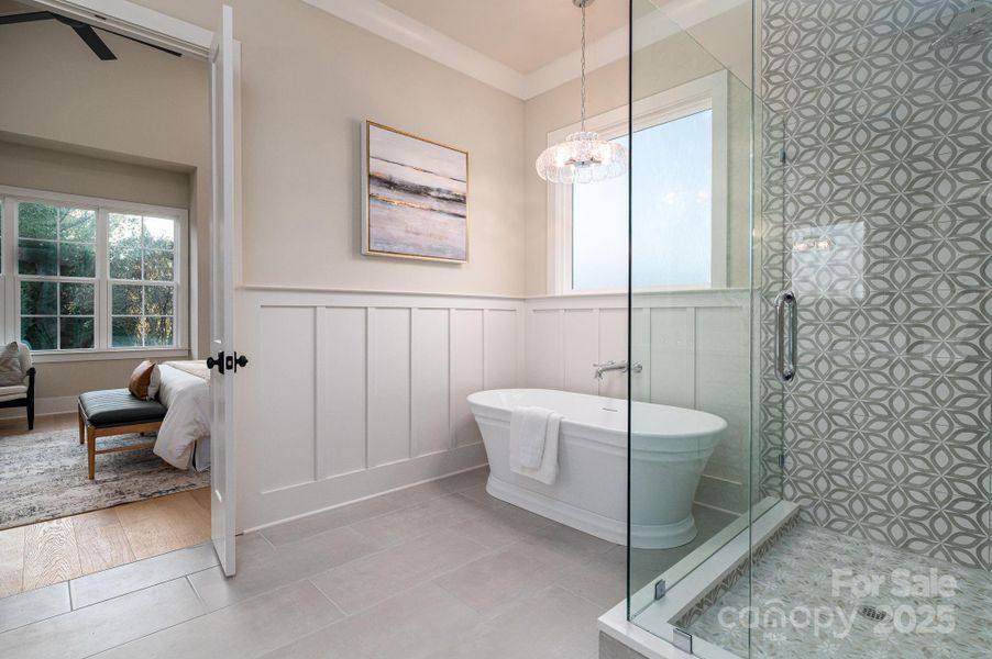 Furnished interior view inside a new home in , Belmont (Image 16).