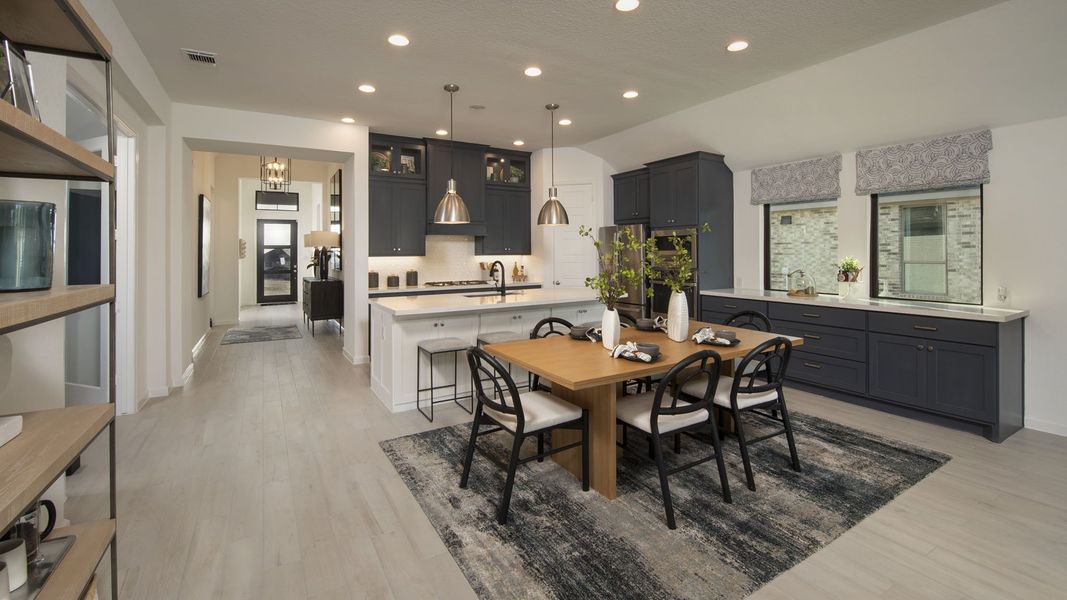 Furnished interior view inside a new home in Meadows of Mill Creek, Seguin (Image 17).