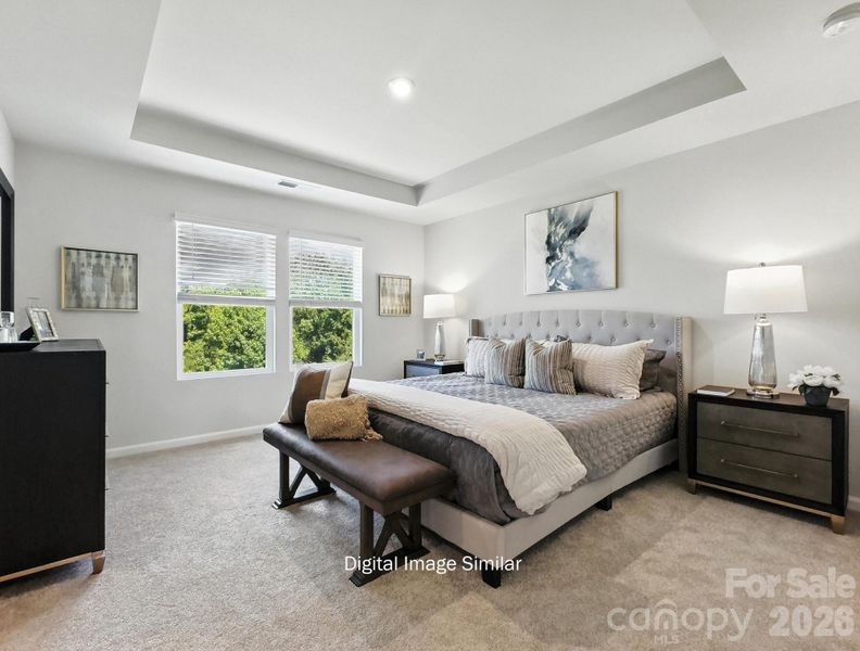 Furnished interior view inside a new home in Bailey Run, Charlotte (Image 6).