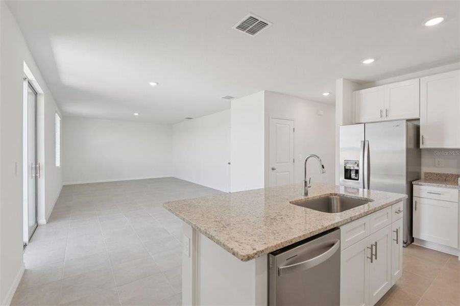Furnished interior view inside a new home in Hilltop Vistas, Dade City (Image 7).