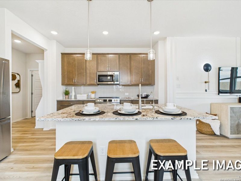 Furnished interior view inside a new home in Agave, San Antonio (Image 17).
