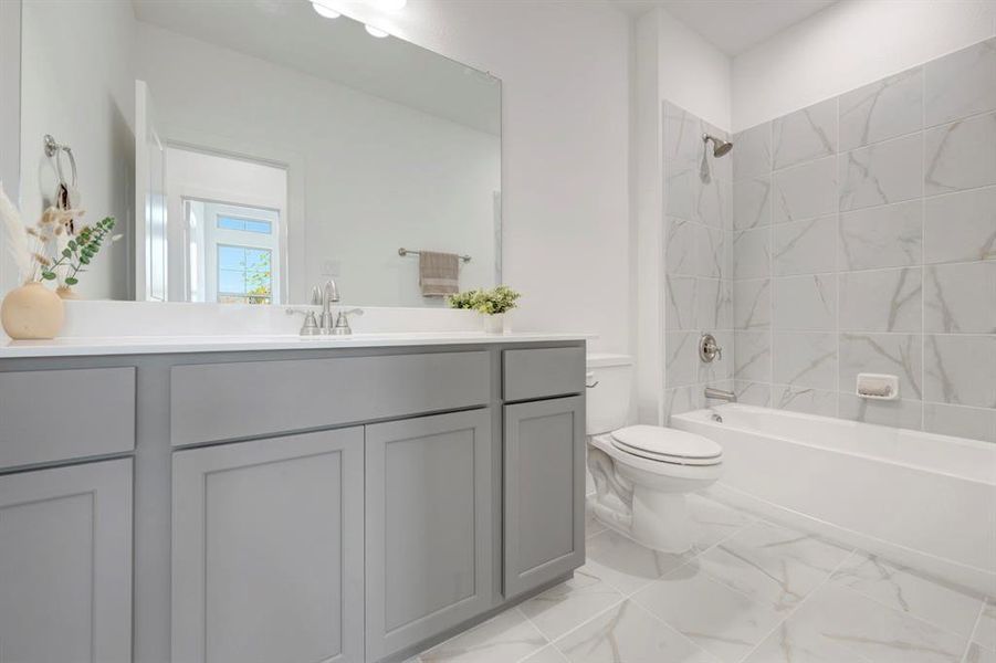 Furnished interior view inside a new home in Vintage Village, Argyle (Image 5).