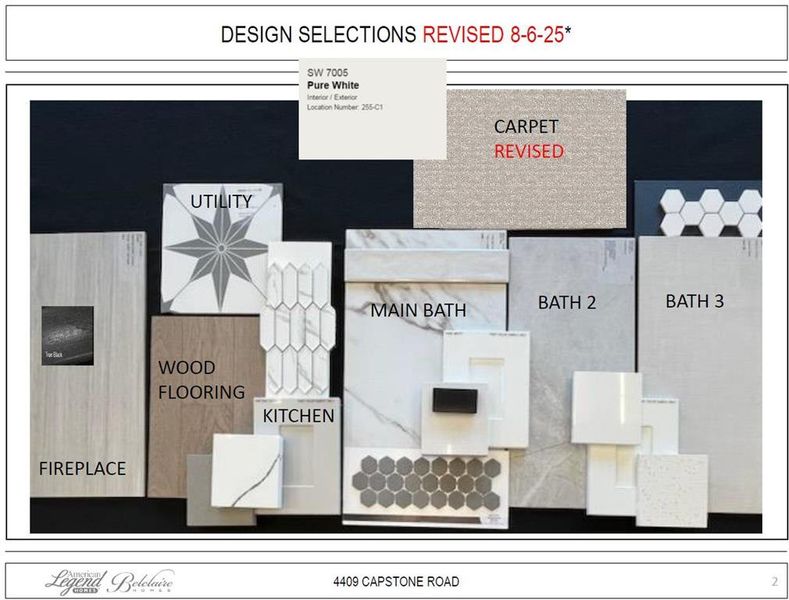 Representative photo of design selections for 4409 Capstone