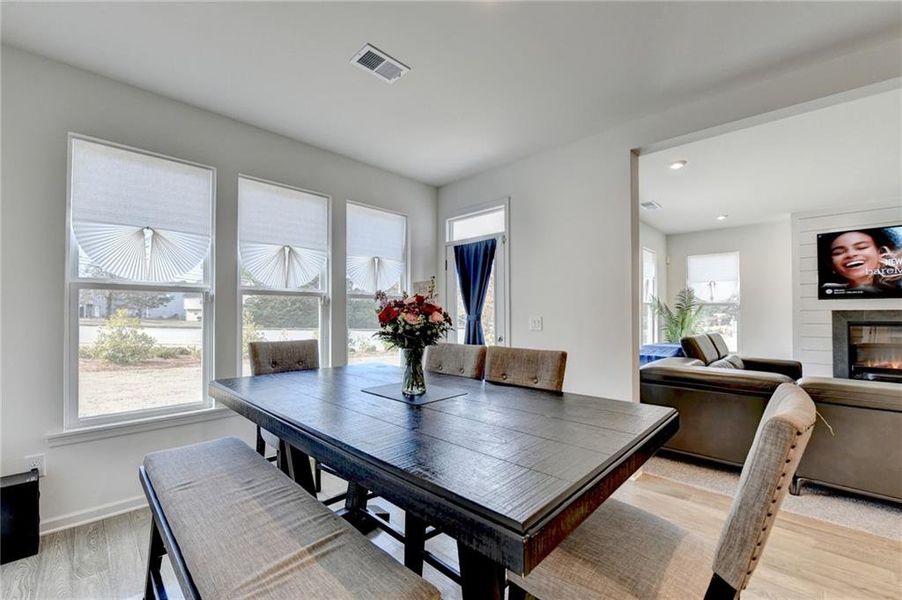 Furnished interior view inside a new home in Sweetbay Farm, Lawrenceville (Image 44).