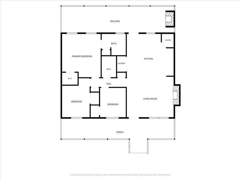 2D floor plan layout of this home in , Ellijay, GA (Image 4).