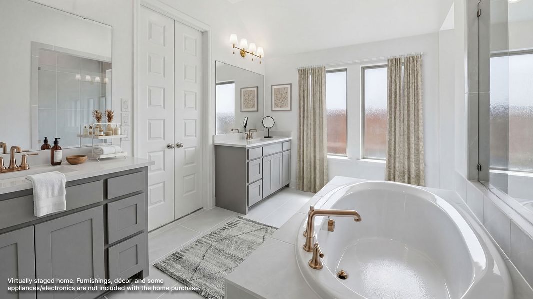 Furnished interior view inside a new home in Cambridge Crossing, Celina (Image 10).