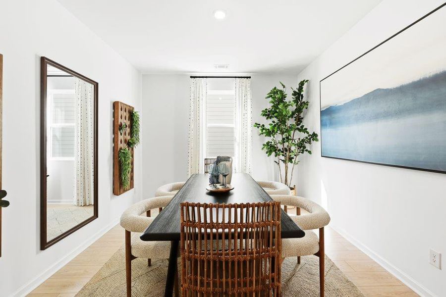 Furnished interior view inside a new home in Falls Creek, Flowery Branch (Image 12).