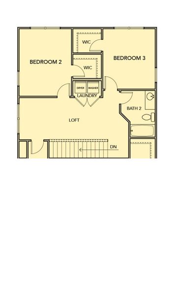 2D floor plan layout for the Bayberry by Kerley Family Homes in Park Center Pointe, Austell, GA (Image 10). 2D floor plan layout for the Bayberry by Kerley Family Homes in Park Center Pointe, Austell, GA (Image 10).