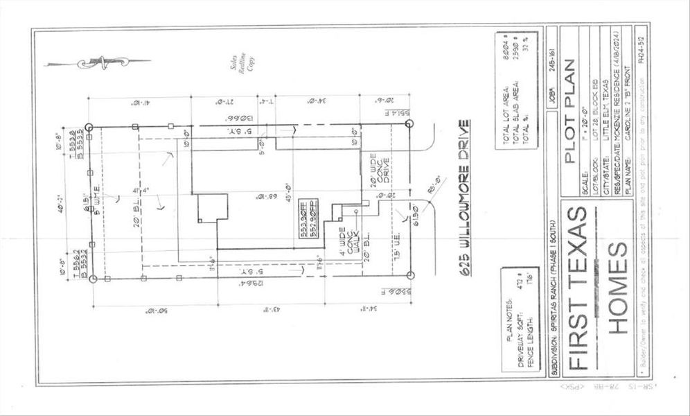 Plot Plan