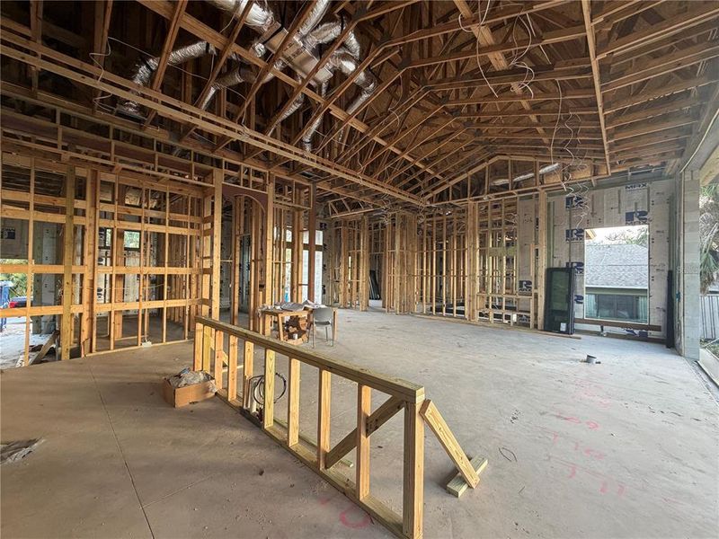 In-progress construction of a new home in , Sarasota, FL (Image 13).