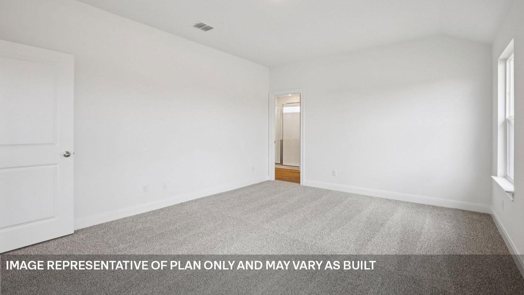 Representative unfurnished interior of a home built from the The Grayson by D.R. Horton in Railhead, Cedar Creek (Image 36).