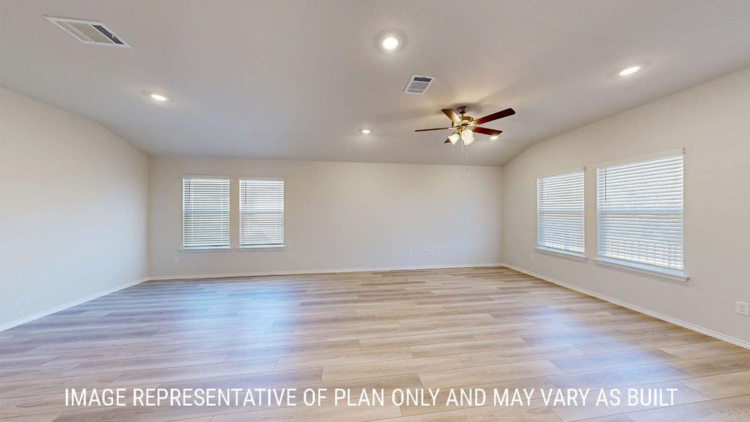 Spacious, unfurnished interior of a new home in Wilkins Valley, Brenham (Image 9). Spacious, unfurnished interior of a new home in Wilkins Valley, Brenham (Image 9).
