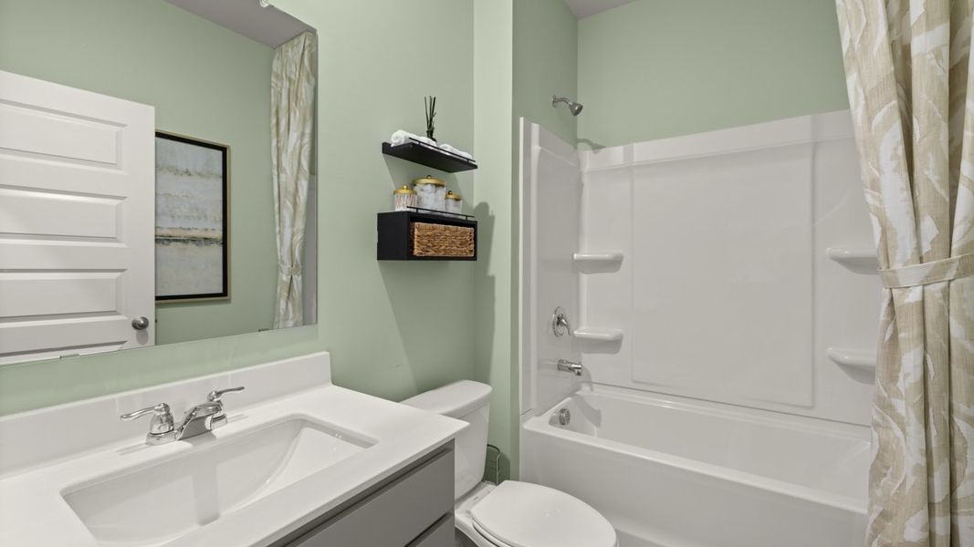 Representative furnished interior of a home built from the Hayden by D.R. Horton in Jackson Landing, Jefferson (Image 11).