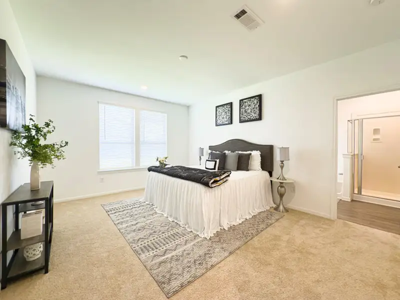 Furnished interior view inside a new home in Marvida, Cypress (Image 3).