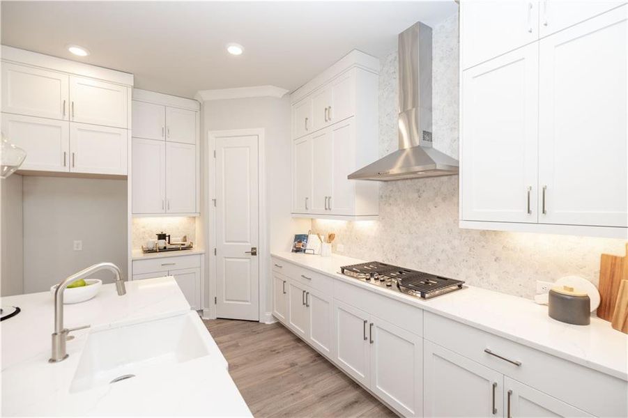 Furnished interior view inside a new home in Promenade at Sawnee Village, Cumming (Image 42).