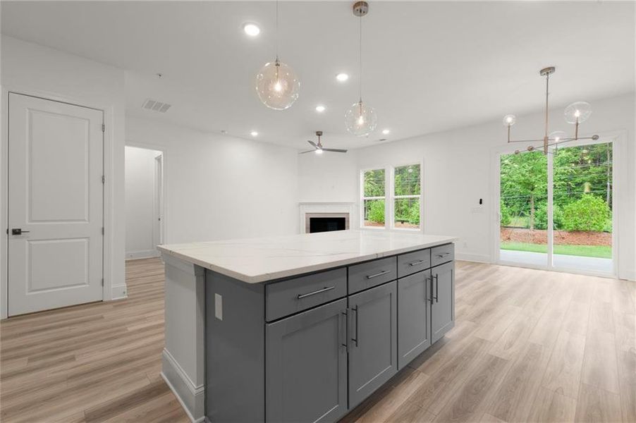 Furnished interior view inside a new home in , Kennesaw (Image 11).