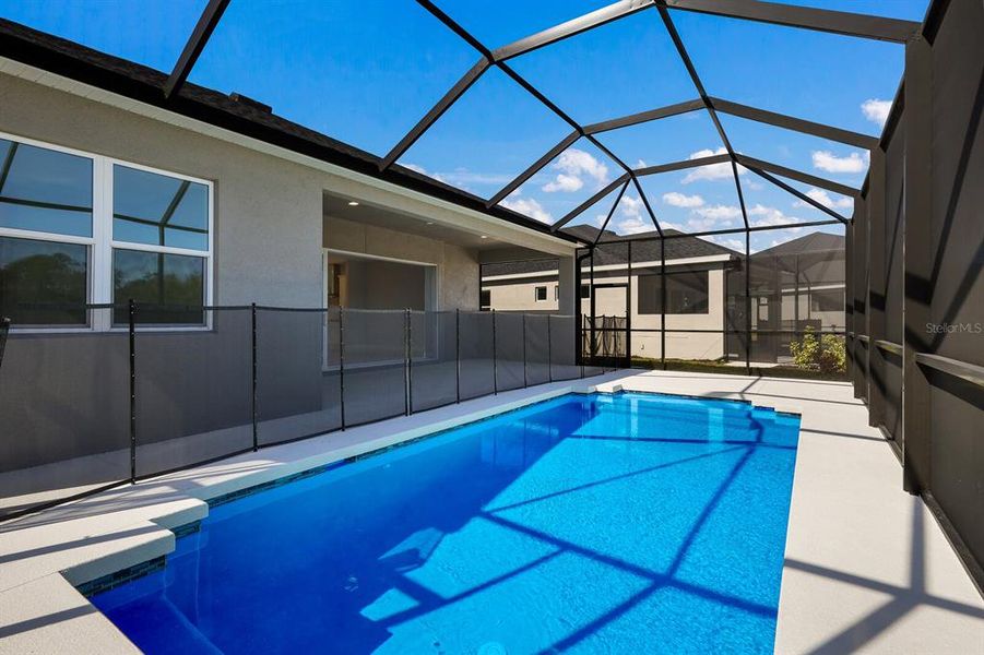 Exterior details and patio area of a home in The Willows, Parrish (Image 15).