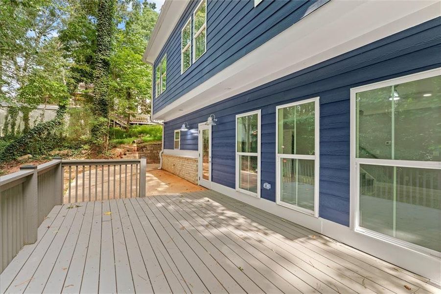 Exterior details and patio area of a home in , Acworth (Image 3). Exterior details and patio area of a home in , Acworth (Image 3).