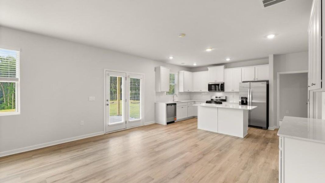 Furnished interior view inside a new home in Grandview at Lanier, Dawsonville (Image 3).
