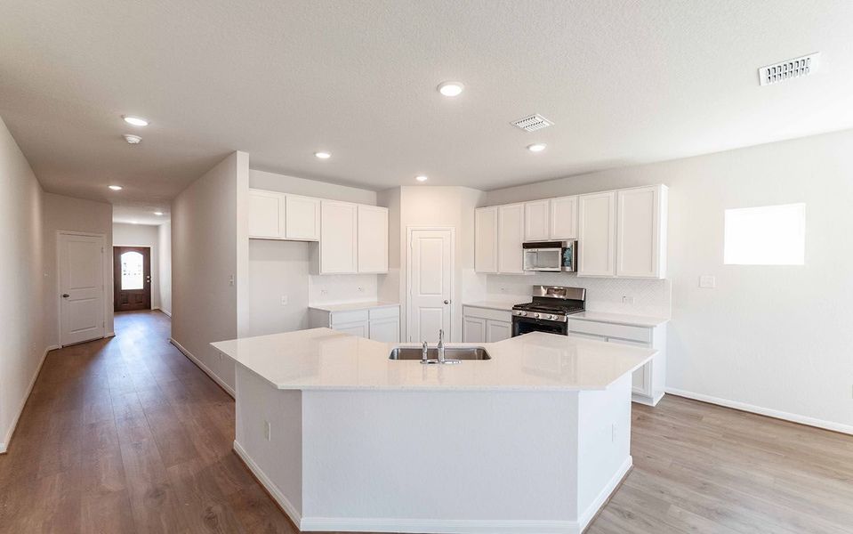 Furnished interior view inside a new home in Hennersby Hollow, San Antonio (Image 5).