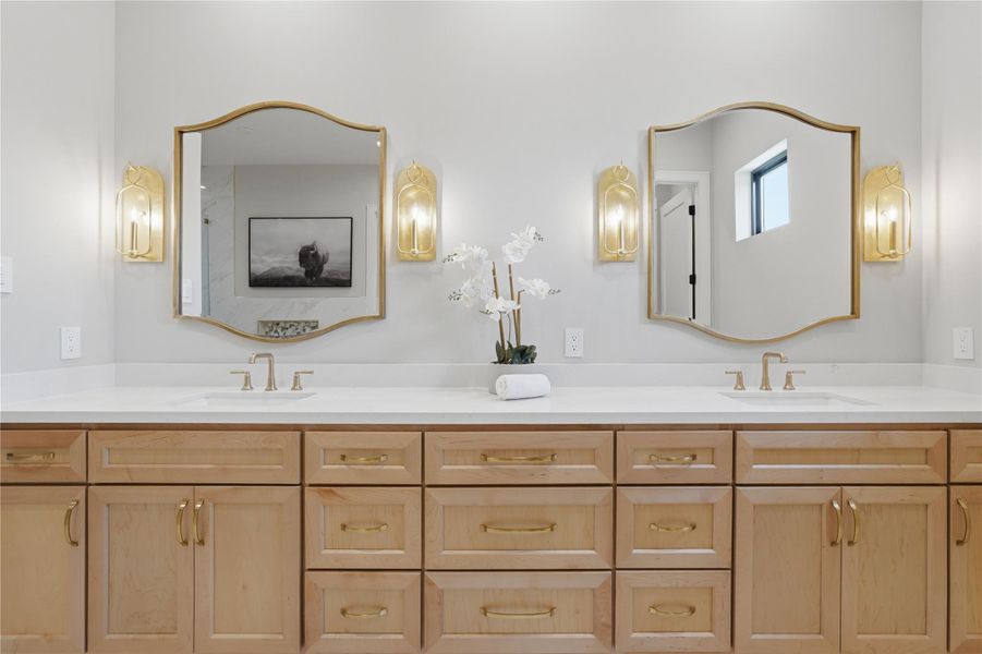 Furnished interior view inside a new home in , Willis (Image 9).