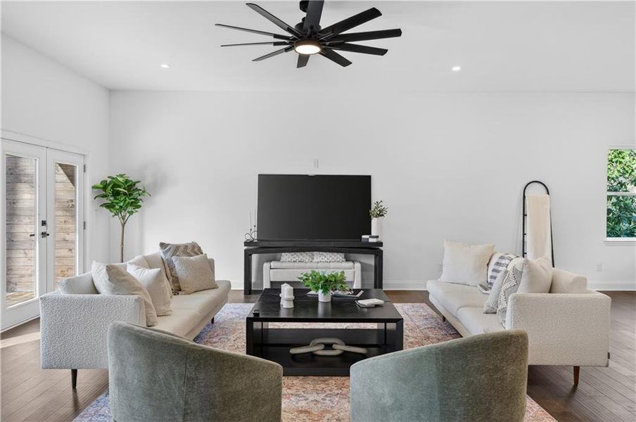 Furnished interior view inside a new home in , Buford (Image 14).