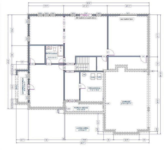 2D floor plan layout of this home in , Acworth, GA (Image 2).