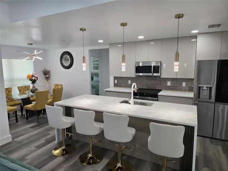 Furnished interior view inside a new home in , Cape Coral (Image 8). Furnished interior view inside a new home in , Cape Coral (Image 8).