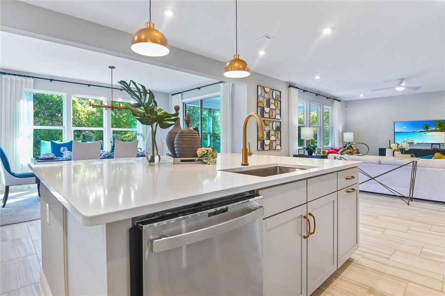 Furnished interior view inside a new home in Coastal Gardens, Palm Coast (Image 9).