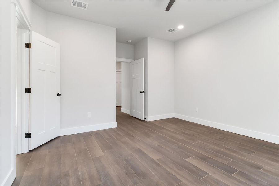 Primary bedroom with ensuite