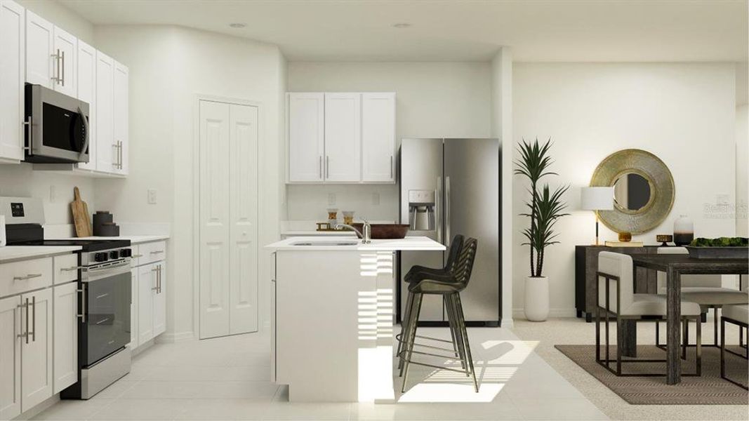 Furnished interior view inside a new home in , Lake Wales (Image 3).