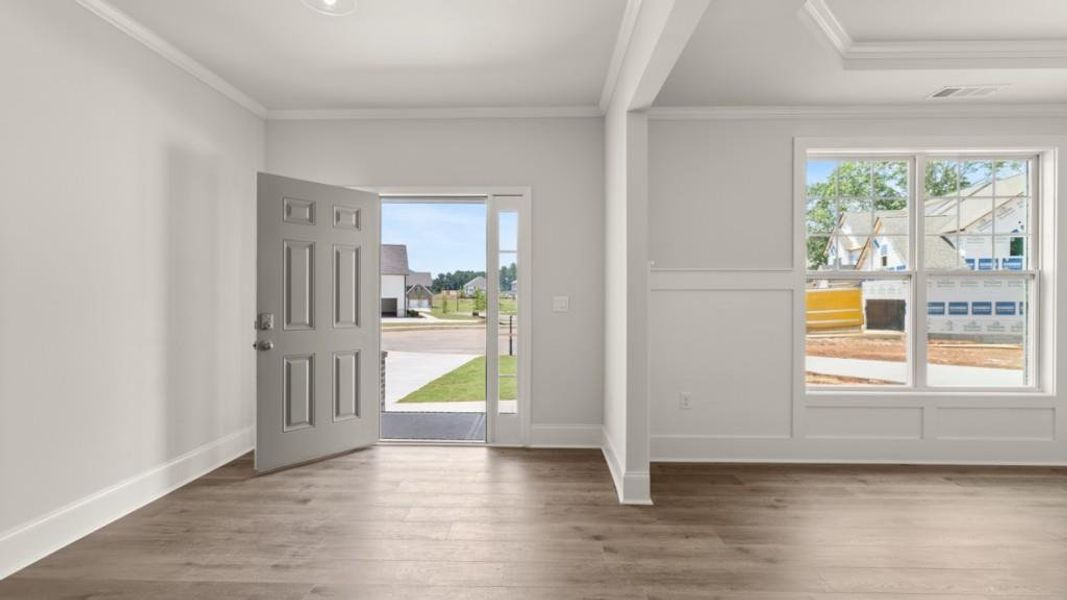 Spacious, unfurnished interior of a new home in Thalley Creek Estates, Cumming (Image 30). Spacious, unfurnished interior of a new home in Thalley Creek Estates, Cumming (Image 30).