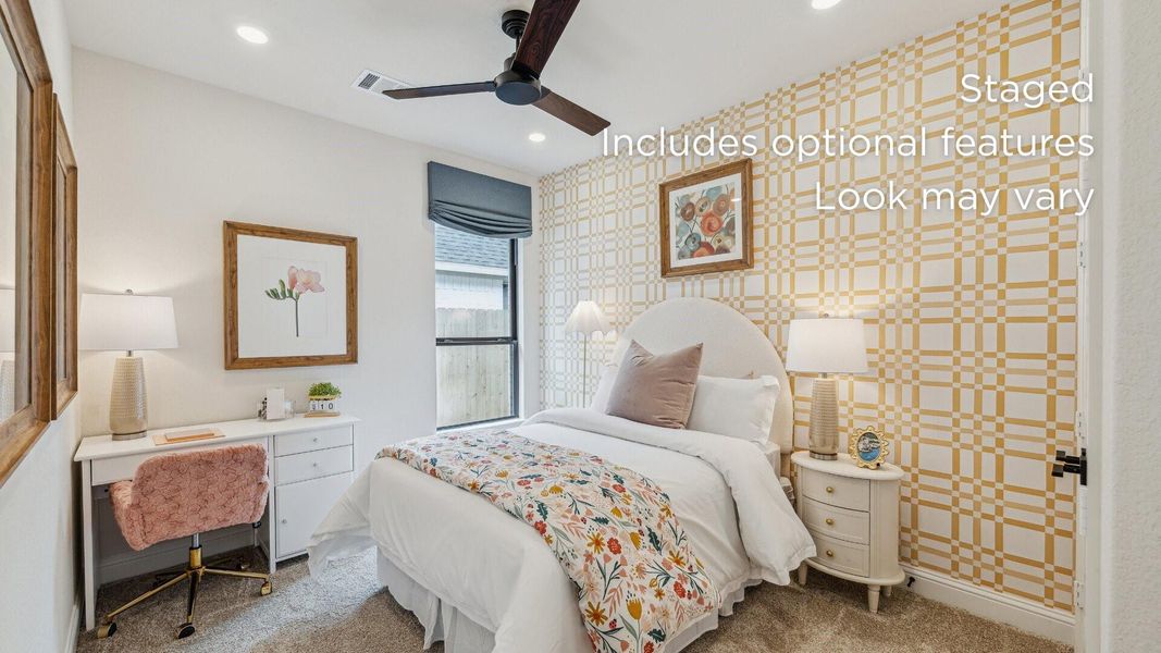 Furnished interior view inside a new home in Woodhavyn 50', Magnolia (Image 12).