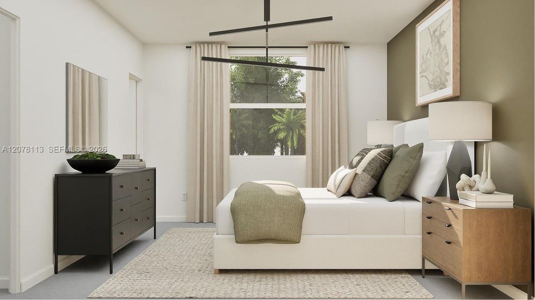 Furnished interior view inside a new home in Breezewood, Miami (Image 3).
