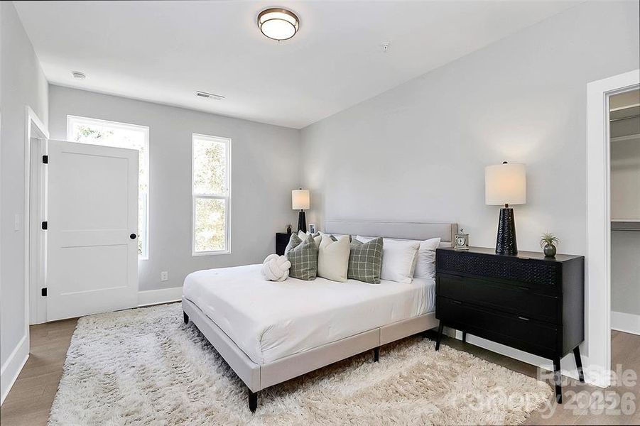 Furnished interior view inside a new home in , Charlotte (Image 10).