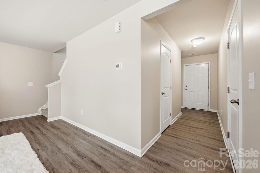 Layout View of Front Door from Kitchn