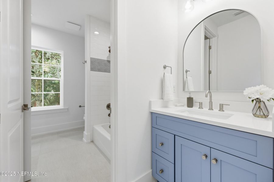 Furnished interior view inside a new home in , Neptune Beach (Image 46). Furnished interior view inside a new home in , Neptune Beach (Image 46).